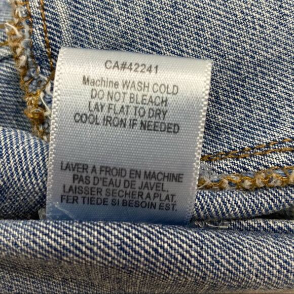 On The Road Womens Perla Distressed Denim Jacket Trucker Biker Grunge Medium - Picture 9 of 9